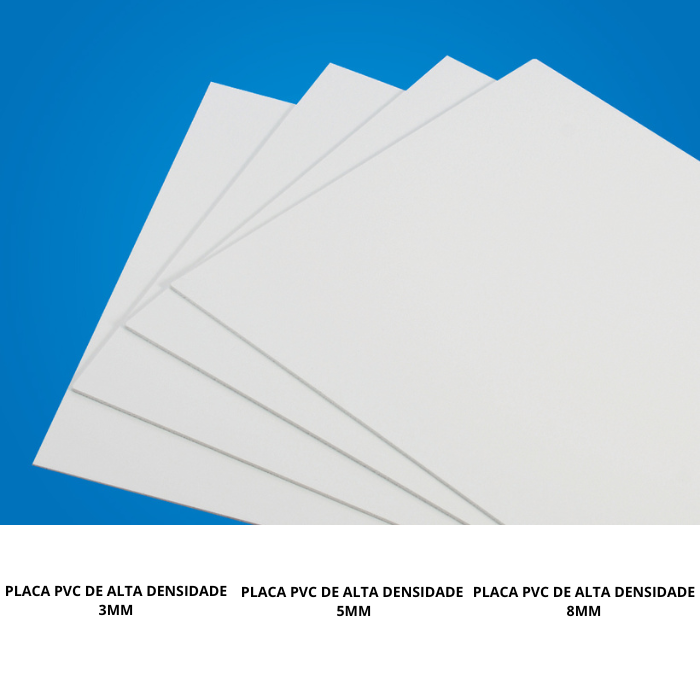 PLACA PVC DE ALTA DENSIDADE