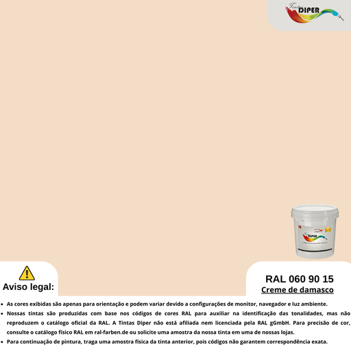 RAL 060 90 15 (T)Creme de damasco