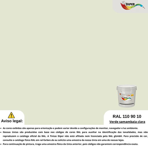 RAL 110 90 10 (T) Verde samambaia claro