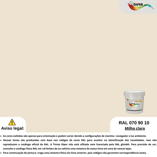 RAL 070 90 10 (T) Milho Claro
