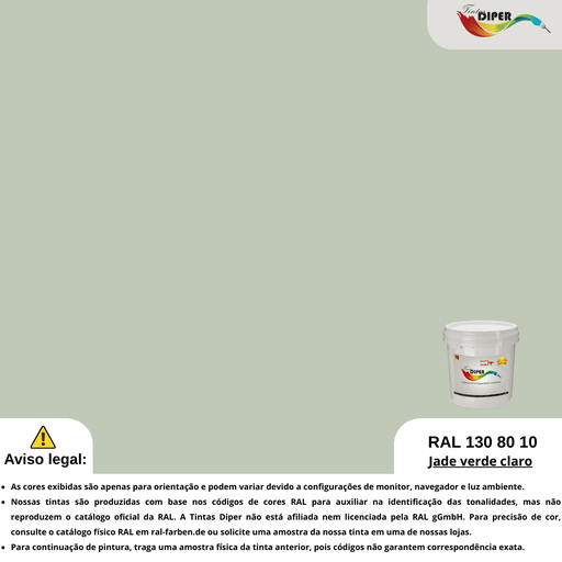 RAL 130 80 10 (P) Jade Verde Claro