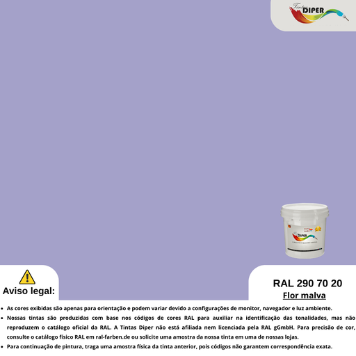 RAL 290 70 20 (T) Flor malva