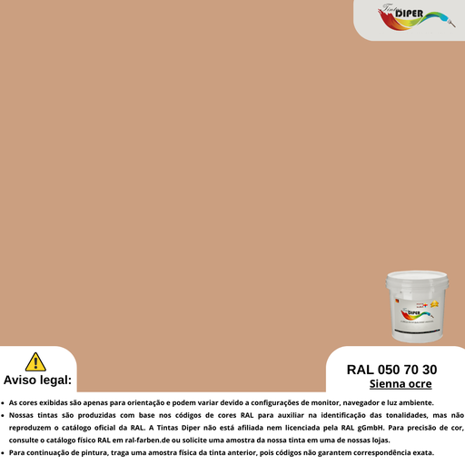 RAL 050 70 30 (T) Ocre Siena