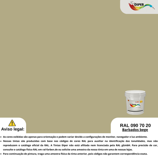 RAL 090 70 20 (D) Barbados bege