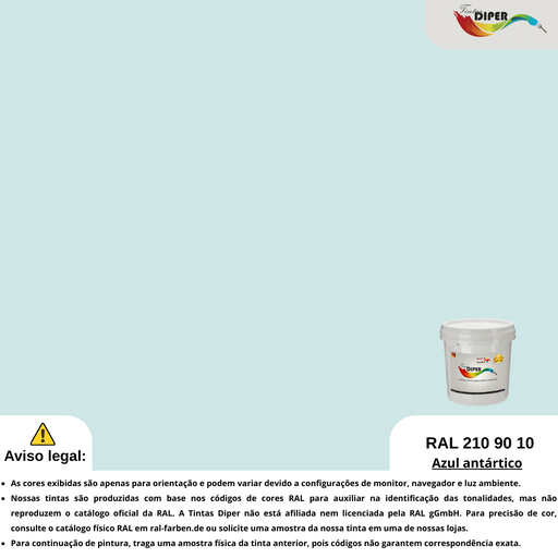 RAL 210 90 10 (P) Azul Antártico