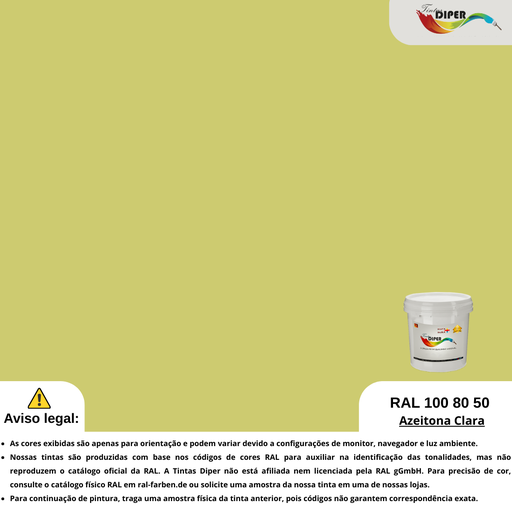 RAL 100 80 50(DD)Azeitona clara