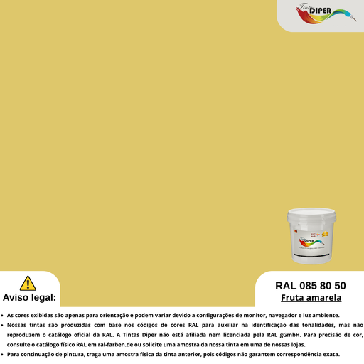 RAL 085 80 50 (D) Fruta Amarela