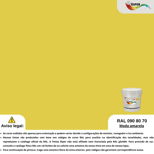 RAL 090 80 70 (D) Moda amarela