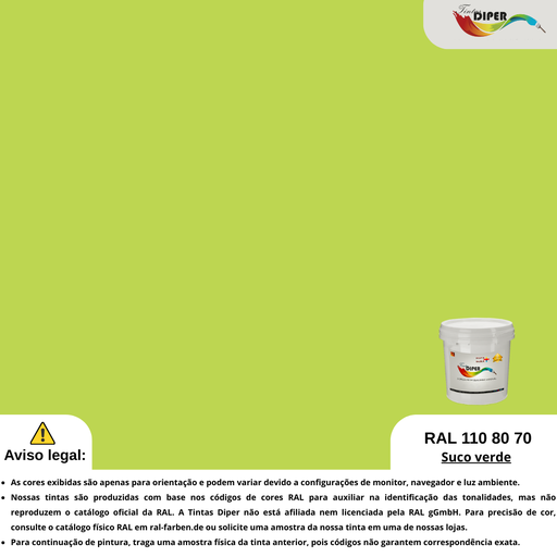 RAL 110 80 70 (DD) Suco verde