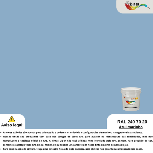 RAL 240 70 20(T)Mar azul