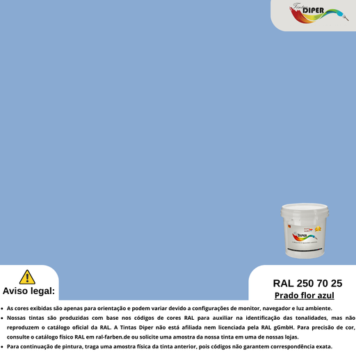 RAL 250 70 25 (T) Flor do prado azul