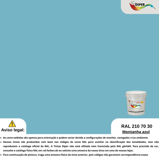 RAL 210 70 30 (D) Montanha azul