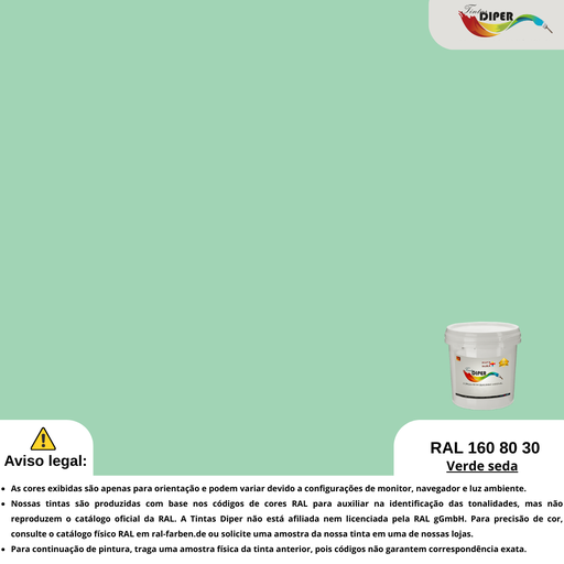 RAL 160 80 30(D)Verde seda