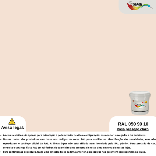 RAL 050 90 10(P)Rosa pêssego claro