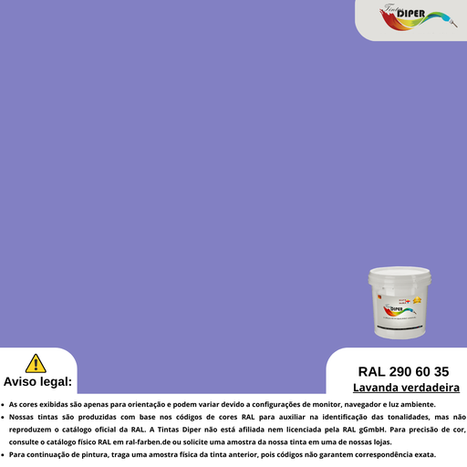 RAL 290 60 35 (D) Lavanda verdadeira