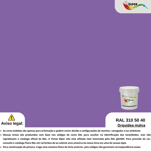 RAL 310 50 40(DD)Orquídea malva
