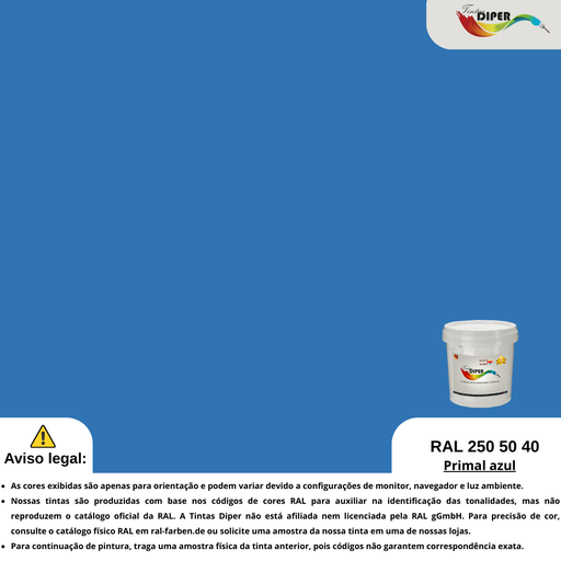 RAL 250 50 40 (DD) Azul primordial