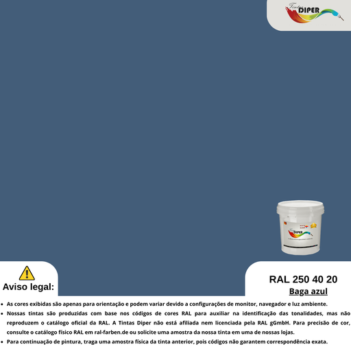 RAL 250 40 20 (DD) Baga azul
