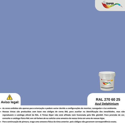 RAL 270 60 25 (D) Azul Delphinium