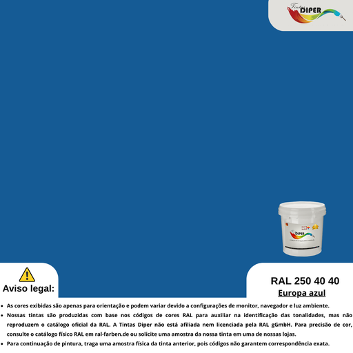 RAL 250 40 40(DD)Europa azul