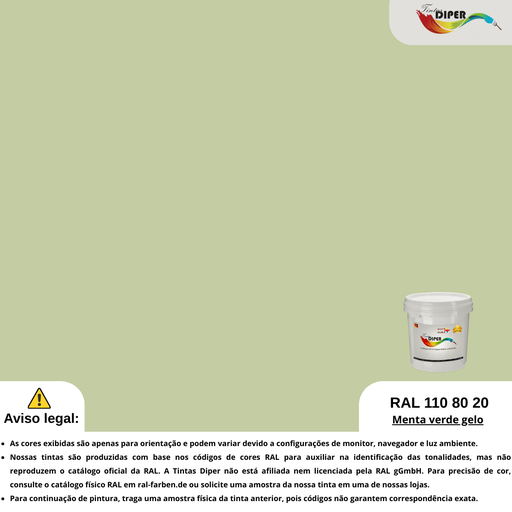 RAL 110 80 20 (D) Sorvete de Menta