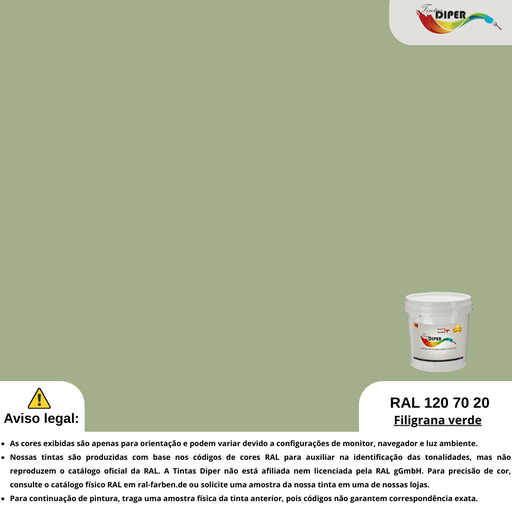 RAL 120 70 20 (T) Verde Filigrana